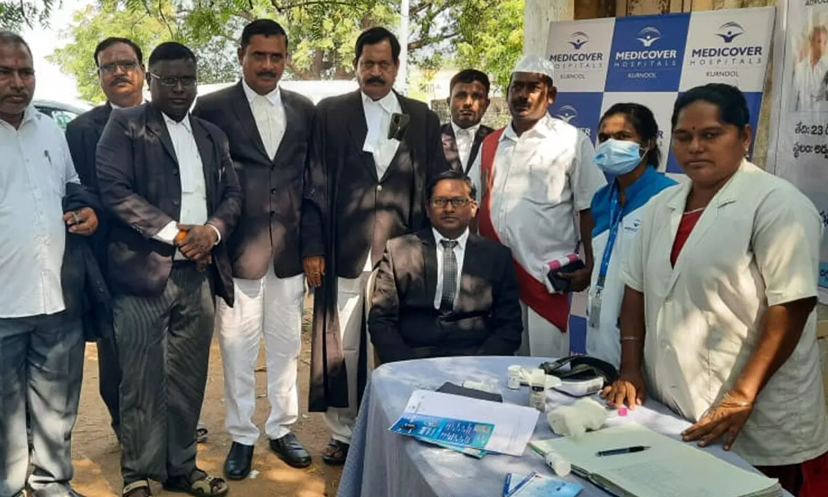 Alampur Advocate Bar Association Hosts Free Medical Camp