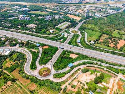 NH-163 Road Work Begins from TSPA Junction to Manneguda