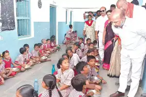 Bandi Sanjay visits development-focused area in Narayanpet