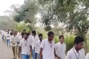 Beechupally Students Protest for Justice and Principal’s Suspension