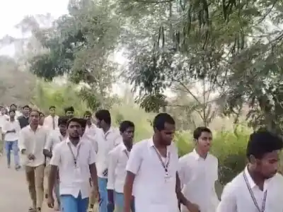 Beechupally Students Protest for Justice and Principal’s Suspension