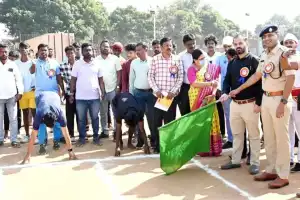Bhupalapalli: CM Cup Games Kick Off with Collector and SP