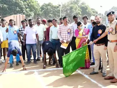 Bhupalapalli: CM Cup Games Kick Off with Collector and SP