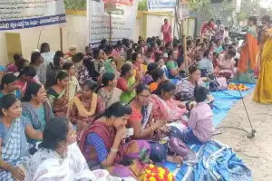 Chaitanya Women’s Association Backs Protest by Samagra Shiksha Abhiyan Contract Employees