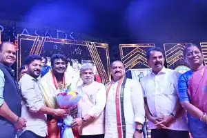 CM honors singer Rahul Sipligunj at Praja Palana Vijayotsavalu