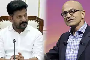 CM Revanth Reddy Discusses Investments and Data Centers with Satya Nadella in Telangana