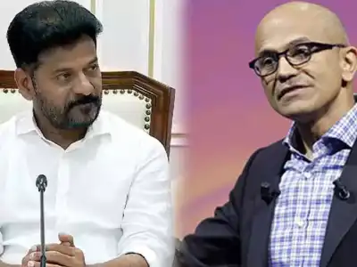 CM Revanth Reddy Discusses Investments and Data Centers with Satya Nadella in Telangana