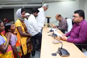 Collector Badavath Santosh Addresses 26 Grievances at Prajavani Program