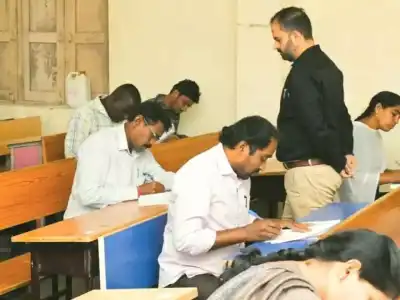 Collector Rahul Sharma visits Group-II exam centers