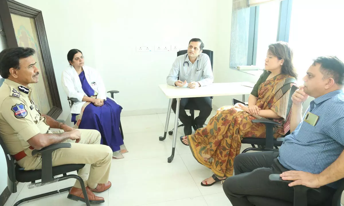 CP and Health Secretary visit KIMS