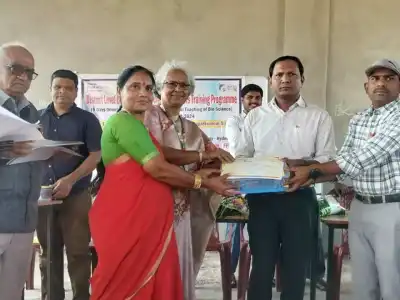 DEO Ramesh Kumar Hands Out Science Kits to Teachers