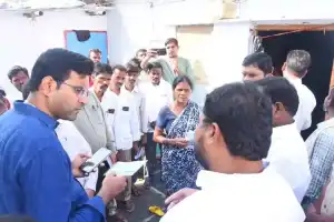 District Collector Reviews Indiramma Housing Scheme Survey