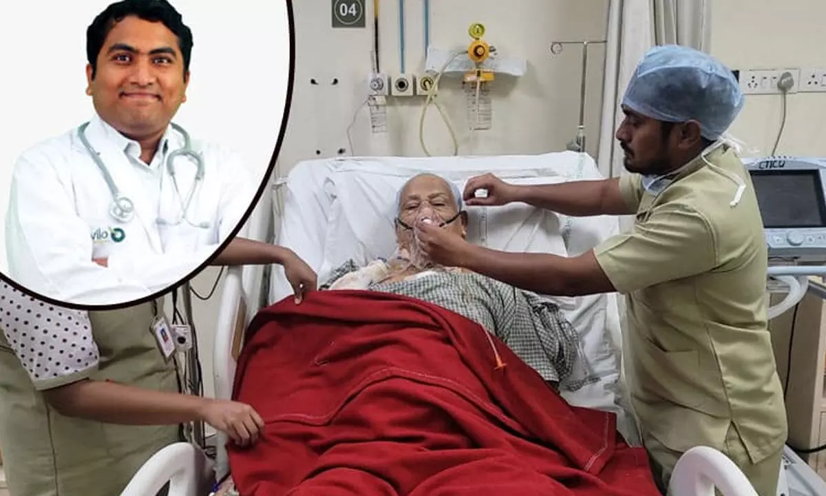 Doctors at Olive Hospital carry out uncommon surgery on 75-year-old