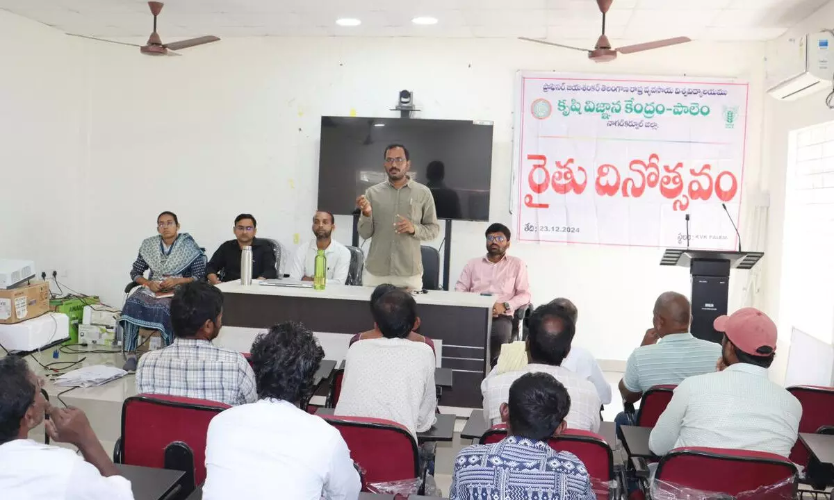 Farmer’s Day Celebrated at Palem Agricultural Research Center in Nagarkurnool