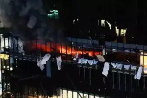 Fire Breaks Out at Sattva Elixir Building in Hyderabad