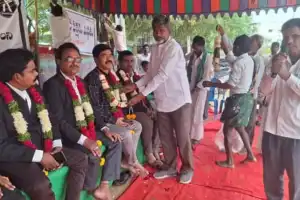 Gadwal Lawyers Protest Against District Court Relocation
