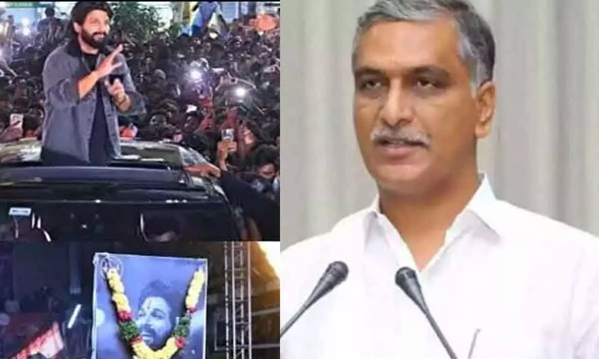 Harish Rao Slams Government for Slow Action on Sandhya Theatre Incident