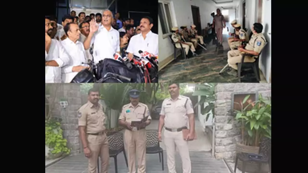 Hyderabad: BRS leaders put under house arrest amid citywide protests