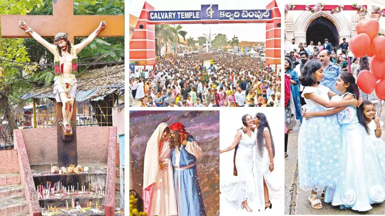 Hyderabad shines bright with Christmas spirit