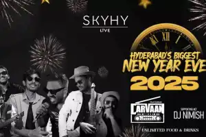 Hyderabad’s Biggest New Year Eve Party SkyHyLive NY2025