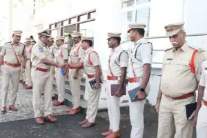 IG Ramesh Naidu Inspects Nagarkurnool District SP Office