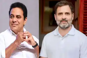 KTR Questions Rahul Gandhi on Double Standards in T-Shirt Protest