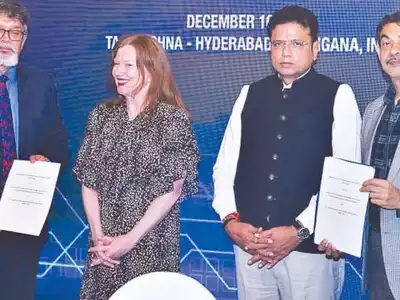 Minister Sridhar Babu promotes Hyderabad as a global hub for AI