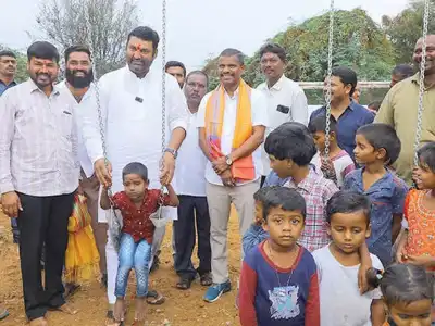 MLA Anirudh opens new anganwadi center