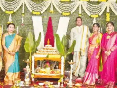 MLA Yasaswini performs ritual for public welfare