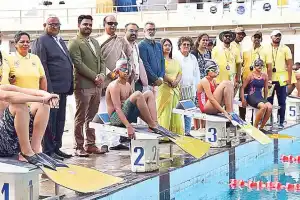 National swimming competition kicks off