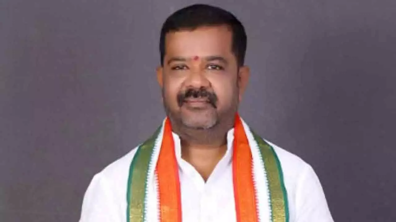 Nayini Rajender Reddy Holds Press Conference at Hanumakonda Congress Office