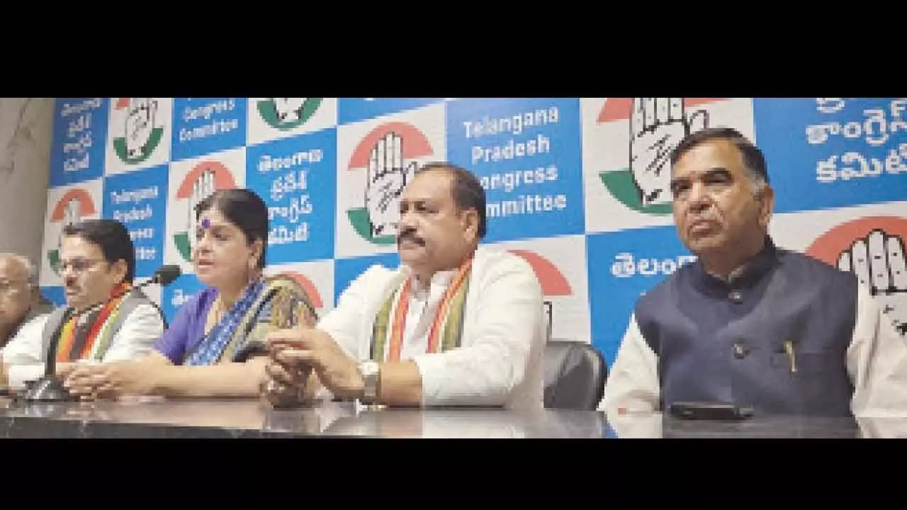 PCC to hold protest march from Tank Bund to Collectorate over remarks against Ambedkar