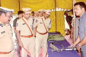 Police praised by IG for maintaining crime control in district