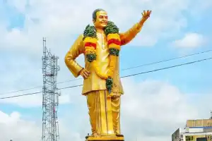 Telangana CM Approves 100-Foot NTR Statue Near Hyderabad Outer Ring Road