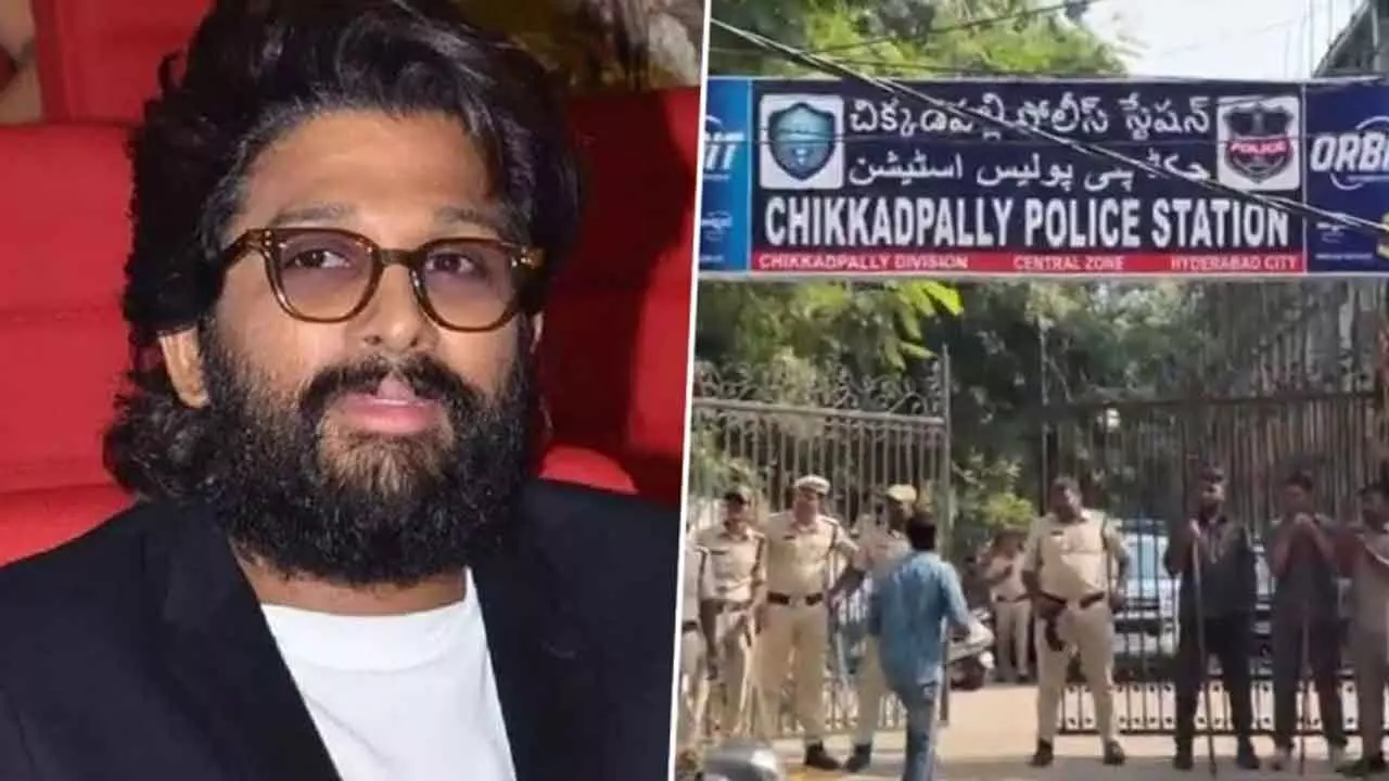 Traffic Curbs Near Chikkadpally Police Station for Allu Arjun’s Visit