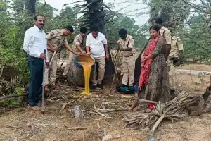 500 Liters of Jaggery Liquor Seized and Destroyed in Kalwakurthy