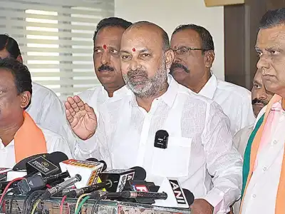 Bandi warns Telangana government against renaming Central schemes