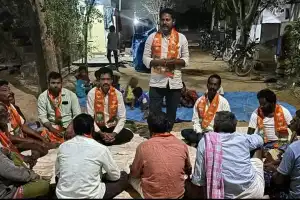 BJP Leaders Visit Budaga Jangala Colony to Discuss Dr. Ambedkar’s Legacy and Local Issues