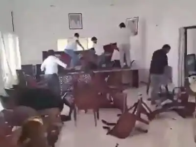 Clashes Erupt Between BRS and Congress Workers in Yadadri District