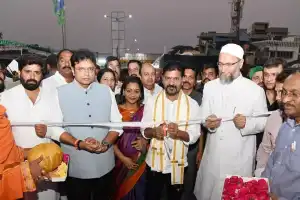 CM Revanth inaugurates six-lane Aramghar-Zoo Park flyover for public use