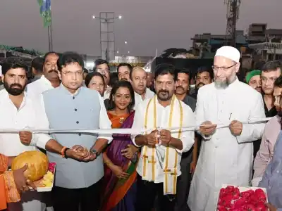 CM Revanth inaugurates six-lane Aramghar-Zoo Park flyover for public use