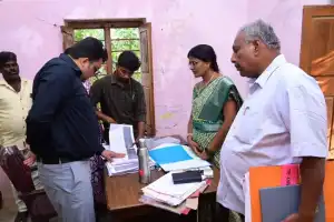 Collector Badavath Santosh Reviews Rythu Bharosa Beneficiary Information