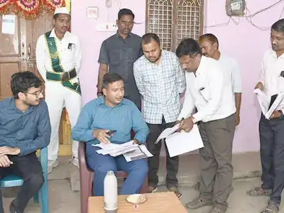 Collector reviews beneficiary identification process in villages