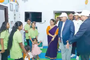 DGP opens childcare facility at Cyberabad Police Office