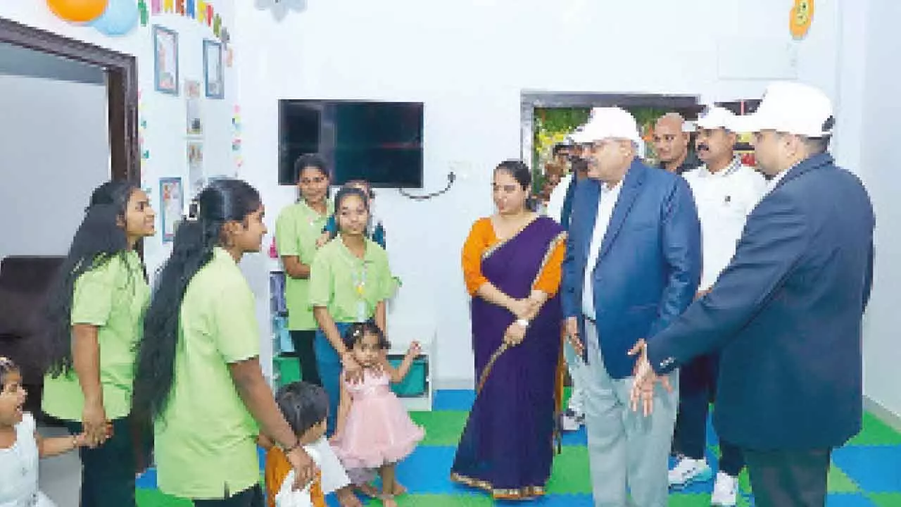 DGP opens childcare facility at Cyberabad Police Office