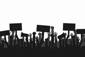 Displaced Farmers from Triple-R Project Stage Protest