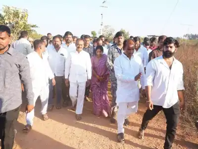 Eatala urges CM Revanth to take action against land grabbers