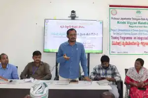 Farmers Receive Training from Scientists on Integrated Farming
