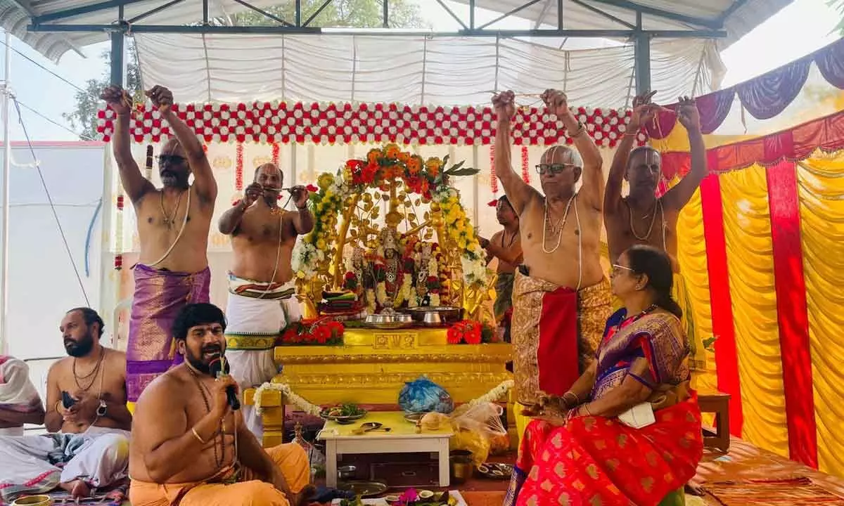 Goda-Ranganatha Kalyanam Celebrated at Sri Ranganayaka Swamy Temple