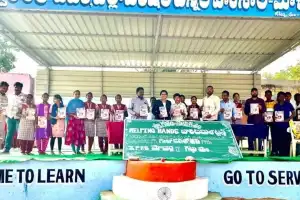 Helping Hands Trust Provides Study Materials to 3,000 Students in Gattu Mandal
